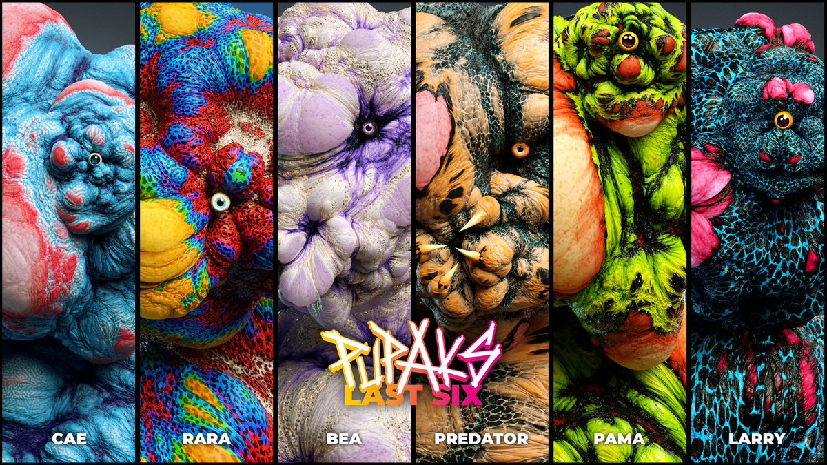Pupaks_NFT's tweet photo. LAST SIX PUPAKS

https://t.co/eYqWq61C7c https://t.co/FrKQYtjl92