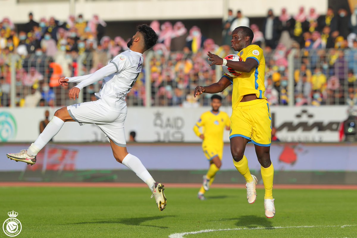 AlNassrFC's tweet photo. كنترول 🤩
وفي المرمى قووووول 🚀

قصّة أول اهدافنا 👏
#النصر_الطائي https://t.co/083jnrKw8R