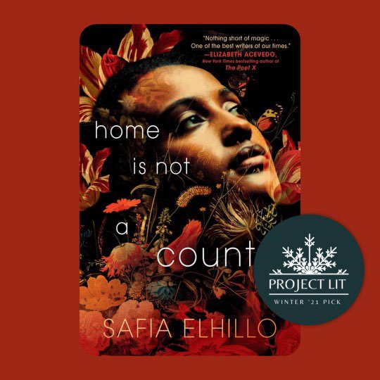 ProjectLITComm's tweet image. We’re thrilled to announce that HOME IS NOT A COUNTRY by @mafiasafia is a 2021 #ProjectLITBookClub selection! 📚🧡