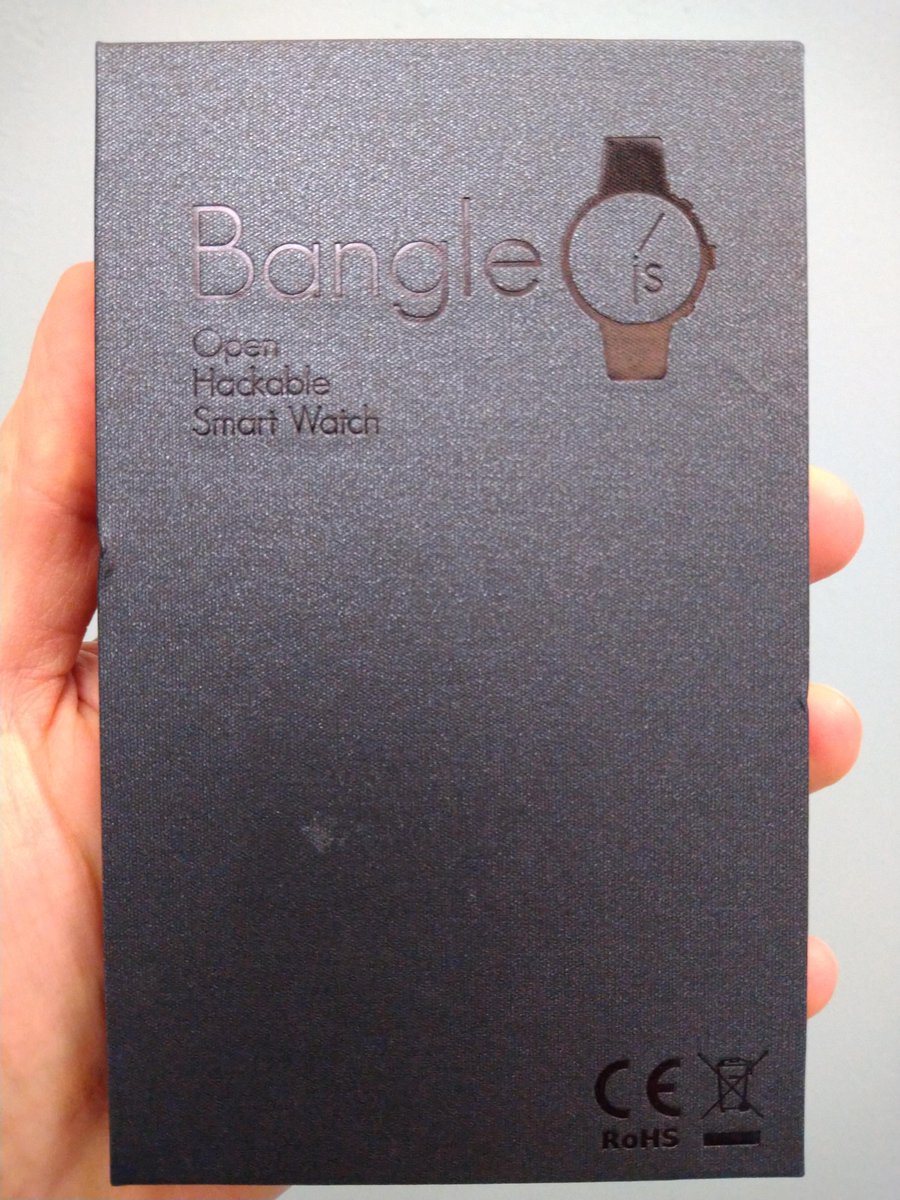 cartron's tweet photo. Received my #BangleJS 2 , looks very nice, now i need to find some time to play a bit with it :) https://t.co/dCnpL5OdK3