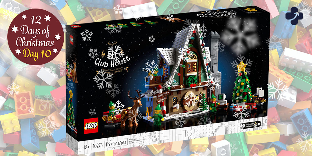Visiondirect_UK's tweet photo. It's the 12 Days of Christmas 🎄 For day 10, we're giving away a LEGO Elf Clubhouse!

To enter: follow @Visiondirect_UK, RT this tweet and tag someone! Enter as many times as you like. Ends 15th Dec. T&amp;C's apply: https://t.co/zb49Vd6rjE

Good luck! #giveaway #VisionDirect https://t.co/9Ry1RGyUQv