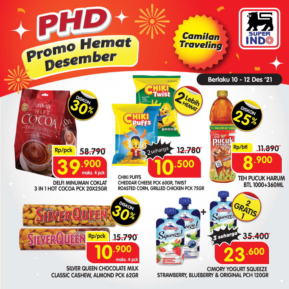 InfoSuperIndo's tweet photo. Buibu masih PROMO HEMAT DESEMBER!!

Nih yaa, yang kemarin suka nanyain promo minyak, hadir lagi niiih promonya.

Cuss promo weekend ini cuma sampai Minggu, tanggal 12 Desember 2021 lhoo

#PromoSuperIndo
#PromoWeekend https://t.co/UGGjpObRh6