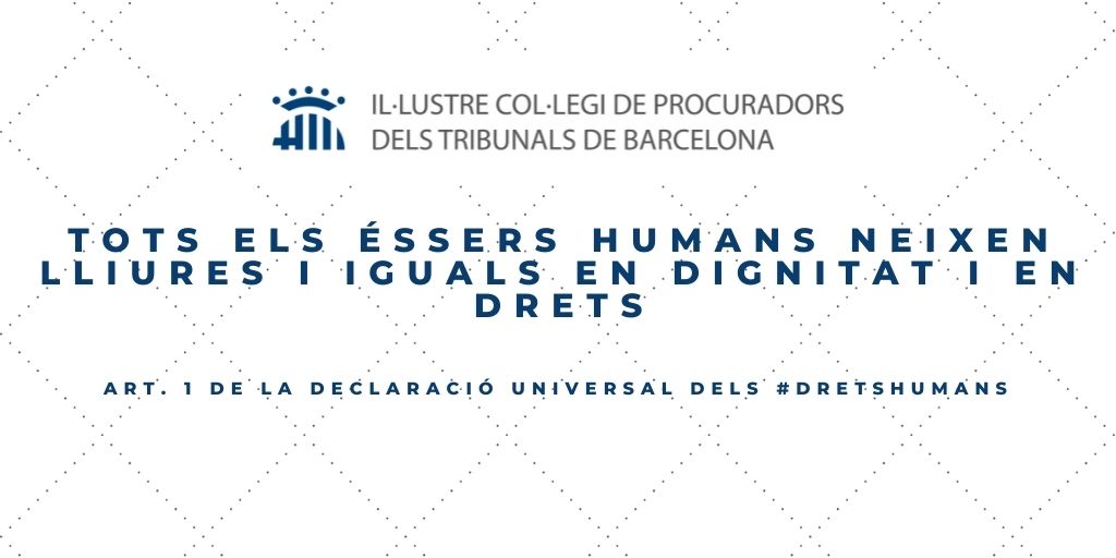 ProcuradorsICPB's tweet photo. Avui en el #DiaInternacionalDretsHumans volem reiterar el nostre compromís amb la #igualtat, #inclusió i #nodiscriminació en tots els àmbits de la vida #DiaDDHH #DretsHumans #10deDesembre https://t.co/GY8gWnlcwV