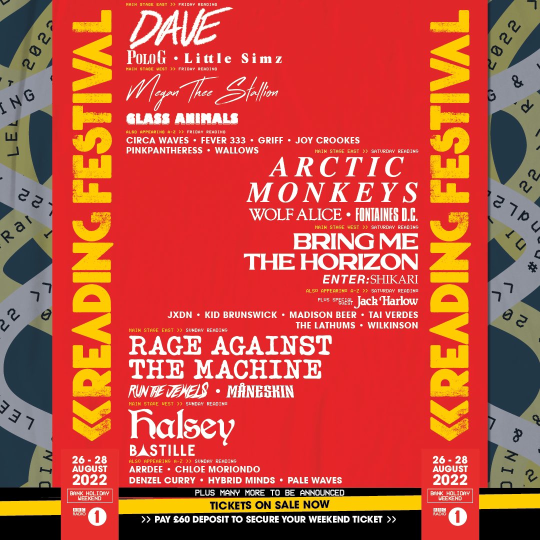 2022 Reading Festival lineup