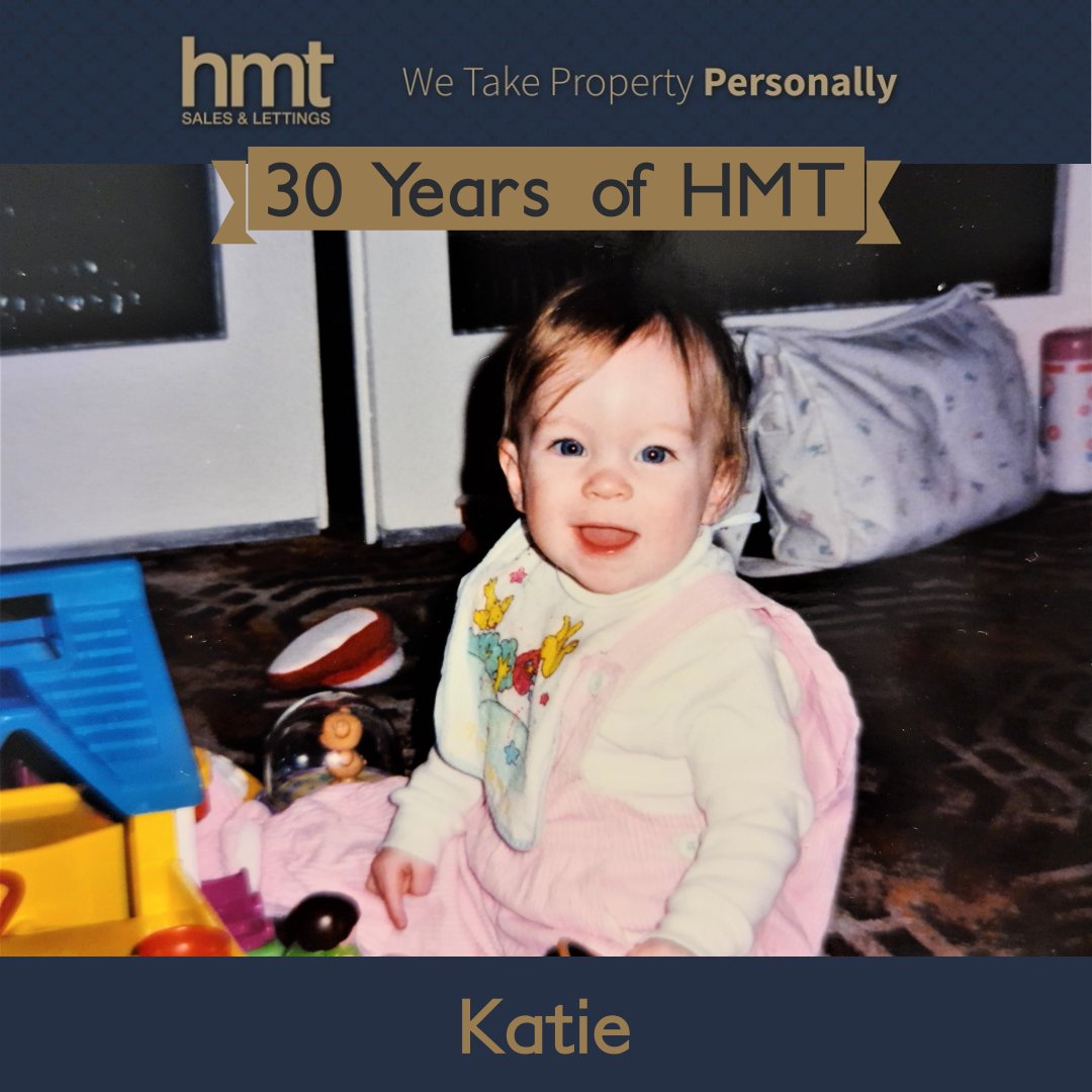 HMTSaleLetting's tweet photo. So here we are, our final month of celebrating 30 YEARS OR HMT SALES &amp; LETTINGS!

This month we are celebrating our wonderful staff here at HMT - and heres them in the year 1991!

This week its the Office Manager, Katie! https://t.co/omzPpe9A8w