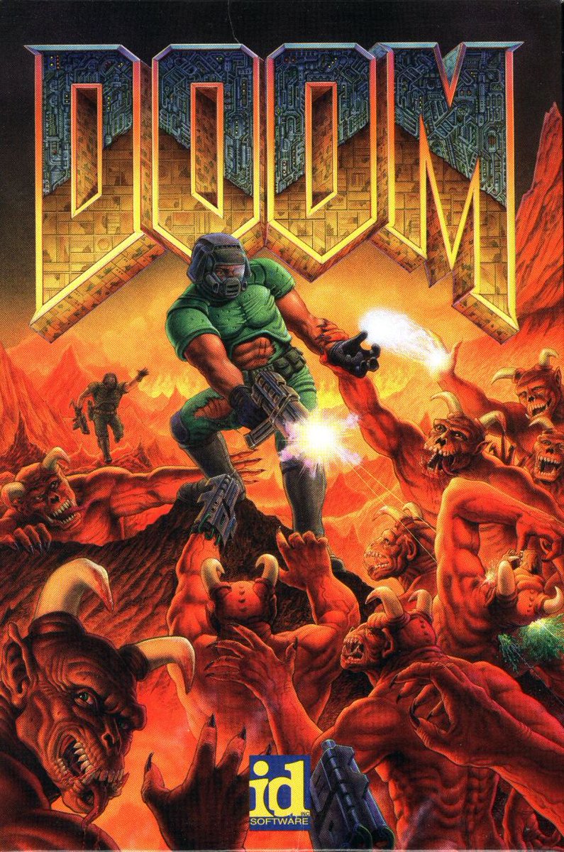 Happy 28th birthday DOOM. Dec 10, 1993. I left a piece of my soul in DOOM, and it's a great place for it to be (and it matches my head in DOOM II, I suppose). We poured everything we had into it, and I can't begin to express how grateful I am to the DOOM community for everything.