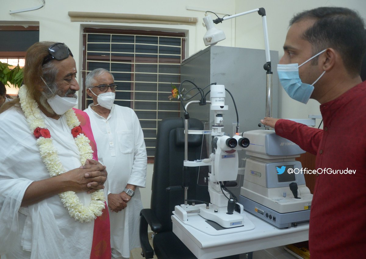 Gurudev inaugurates ENT OPD at the Sri Sri Ayurveda Hospital <a href="/SriSri_Hospital/">Sri Sri Ayurveda Hospital</a>

#Today
