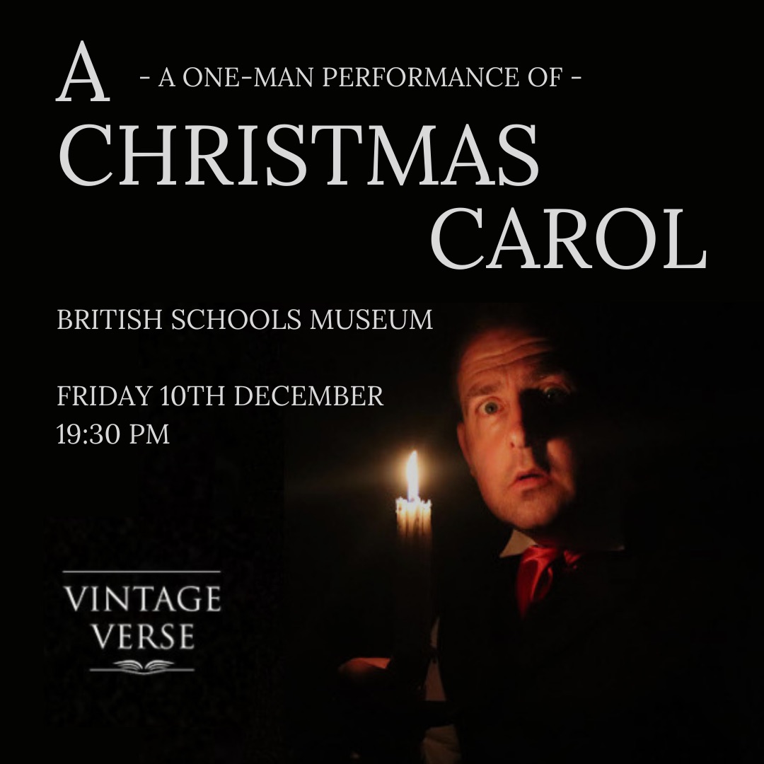 🕯Did you book A Christmas Carol today?

The British Schools Museum will bring Christmas in the Monitorial Classroom today!

Today 19:30 at British Schools Museum. See more information on the website. 👉 bit.ly/3oGoJMn

<a href="/VintageVerse/">VintageVerse</a>

#hitchin #hitchinchristmas