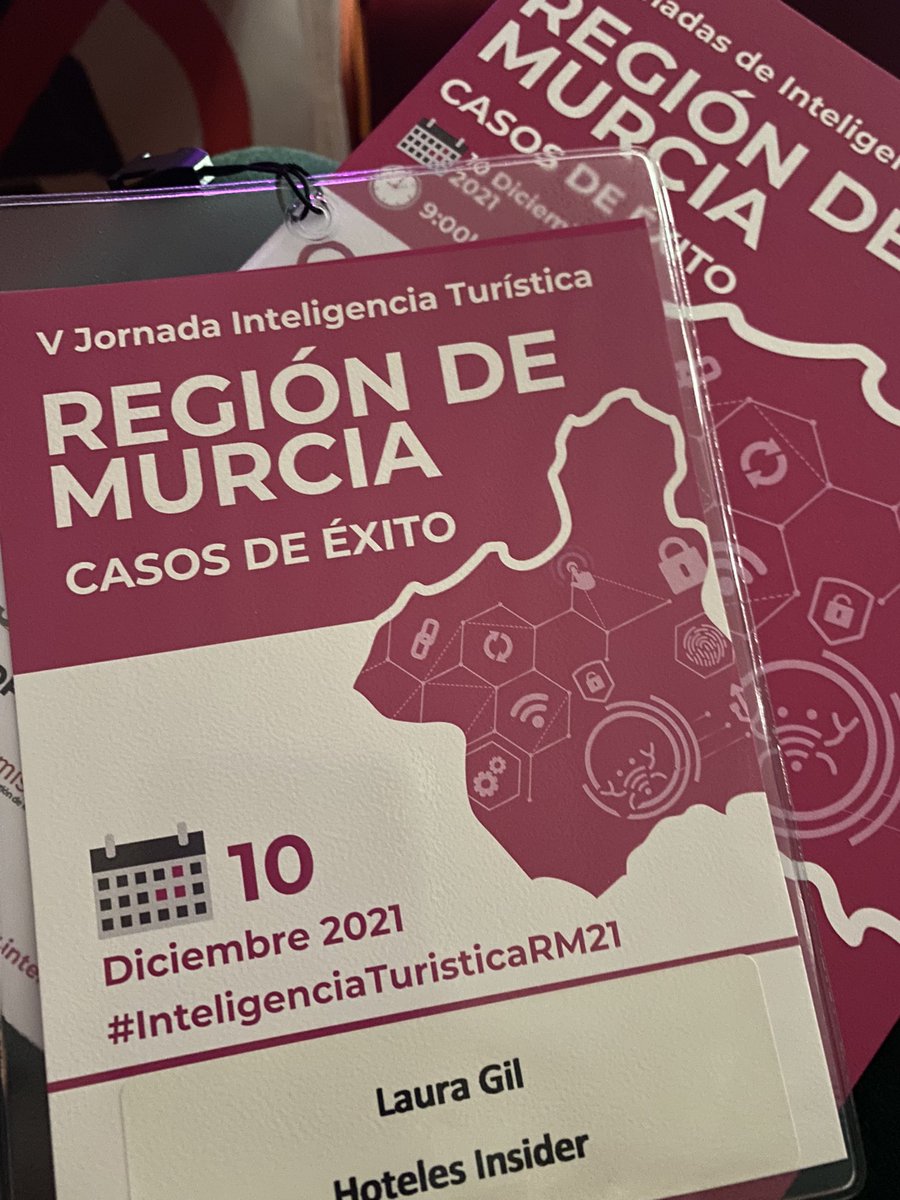 ByLauraGil's tweet photo. V Jornadas de Inteligencia Turística Región de Murcia #InteligenciaTurísticaRM21 https://t.co/nNPbTLYxyb