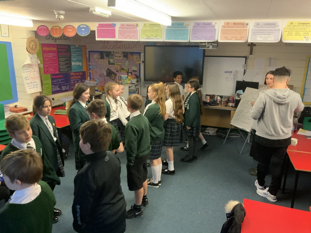 A great big thank you to Caitlin and Callum @arieltrust for their fantastic workshops on Skills to  Resist  Radicalisation. Year 6 and Mrs Lyon are going to miss your infectious enthusiasm and fun.
Thank you Ariel Trust, thank you Caitlin and Callum.
👍😊👏