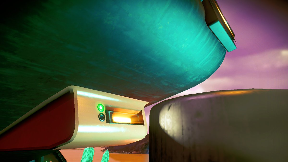 GlimKami's tweet photo. ¿Qué tan cerca? Casi choco con la piedra del saber 🤣 Parece que choqué pero no fue así. 😛👍
#NoMansSky #NMSPhoto #Exp2Beachhead https://t.co/rr0O4xlfRu