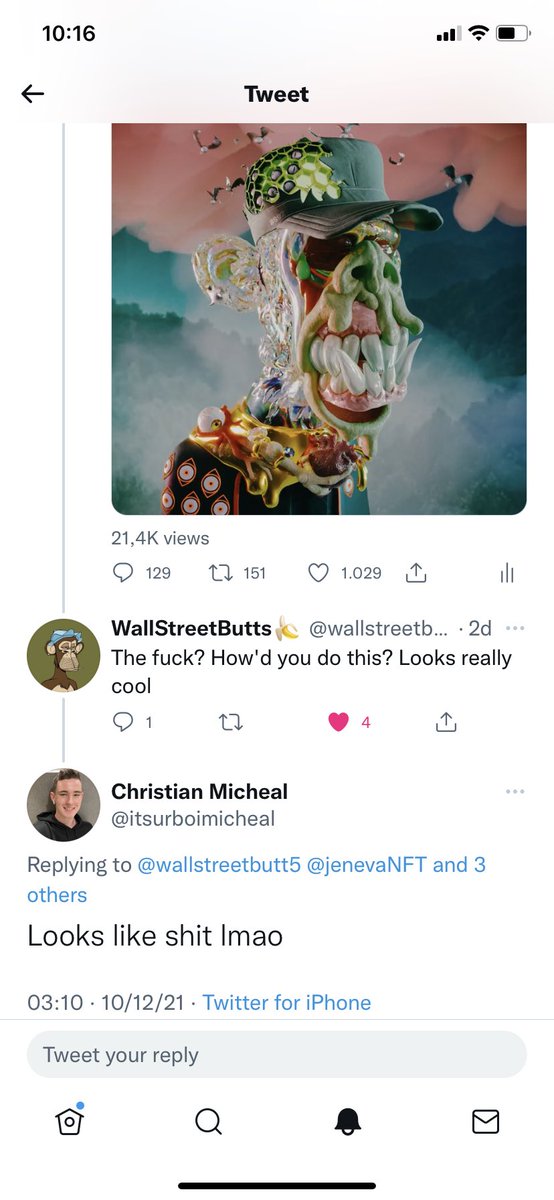 It looks like I got my first hater lol