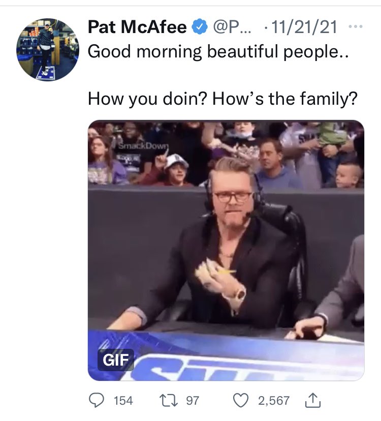 Congrats ⁦<a href="/PatMcAfeeShow/">Pat McAfee</a>⁩  #pmsfanduelfamily