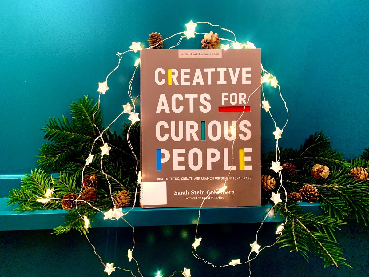 VlerickLibrary's tweet image. Want to bring creativity to the challenges you face in 2022? Creative Acts for Curious People by Sarah Stein Greenberg, will help you turn curiosity into ideas and ideas into action. bit.ly/3oFkwbF Looking for more holiday readings? New books #OnTheShelf #VlerickLibrary