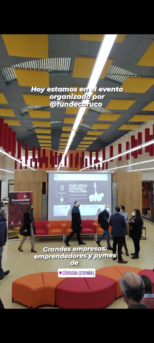 Hoy estamos con <a href="/Oktalent_Esp/">Oktalent</a> y <a href="/fundecoruco/">Fundecor Córdoba</a> en la Universidad de Córdoba en el evento "grandes empresas y emprendired y pymes de #Córdoba.