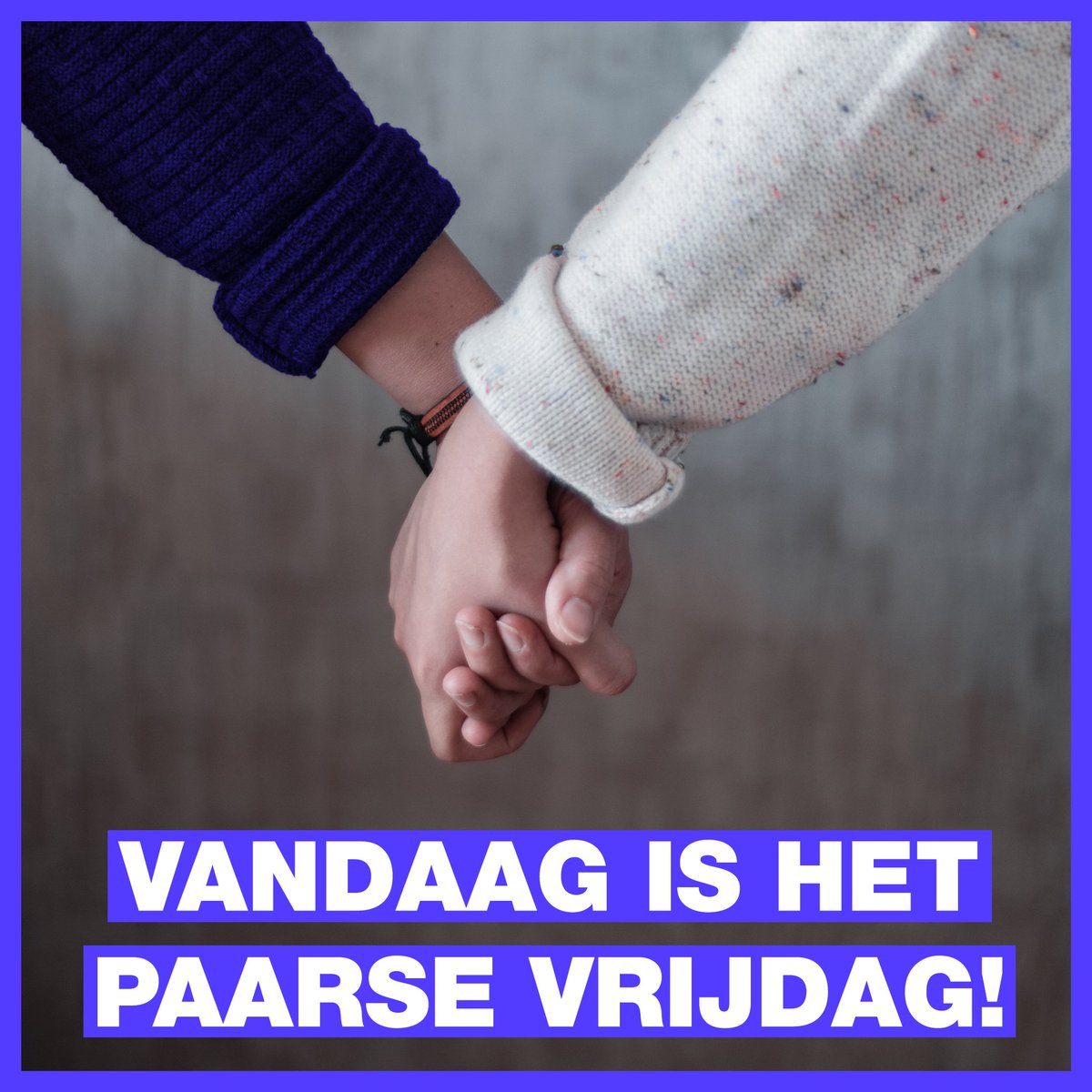 Het is #paarsevrijdag! 💜

Vandaag wordt op basisscholen, hogescholen en universiteiten paars gedragen in solidariteit met LHBTQIA+-personen, en om aandacht te vragen voor seksuele- en genderdiversiteit. 

Doe je ook mee met paarse vrijdag?
