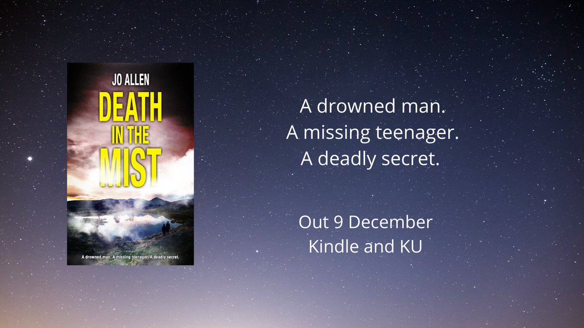 A drowned man. A missing teenager. A deadly secret.

Death in the Mist, DCI Satterthwaite #7, is live on Kindle, KU and paperback...
#CrimeFiction #Britishdetective #whodunnit

Amazon UK amzn.to/3bAqyTQ
Amazon US amzn.to/3nSkbAR