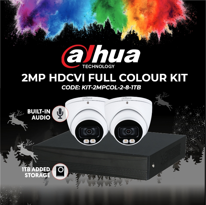 Don't miss out on this Dahua deal!

Dahua Kit- 8 Channel 1TB DVR with 2x Dahua 2MP Full-Colour Turret Cameras (White)
ow.ly/O0vZ50GQXBc

#qvis #cctvcameras #Dahua #cctv