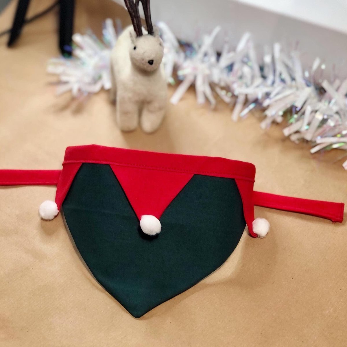 amberhounds's tweet photo. We have some new Christmas bandanas available on Etsy! https://t.co/HaJ5FxPG8F https://t.co/U54dc39UZl