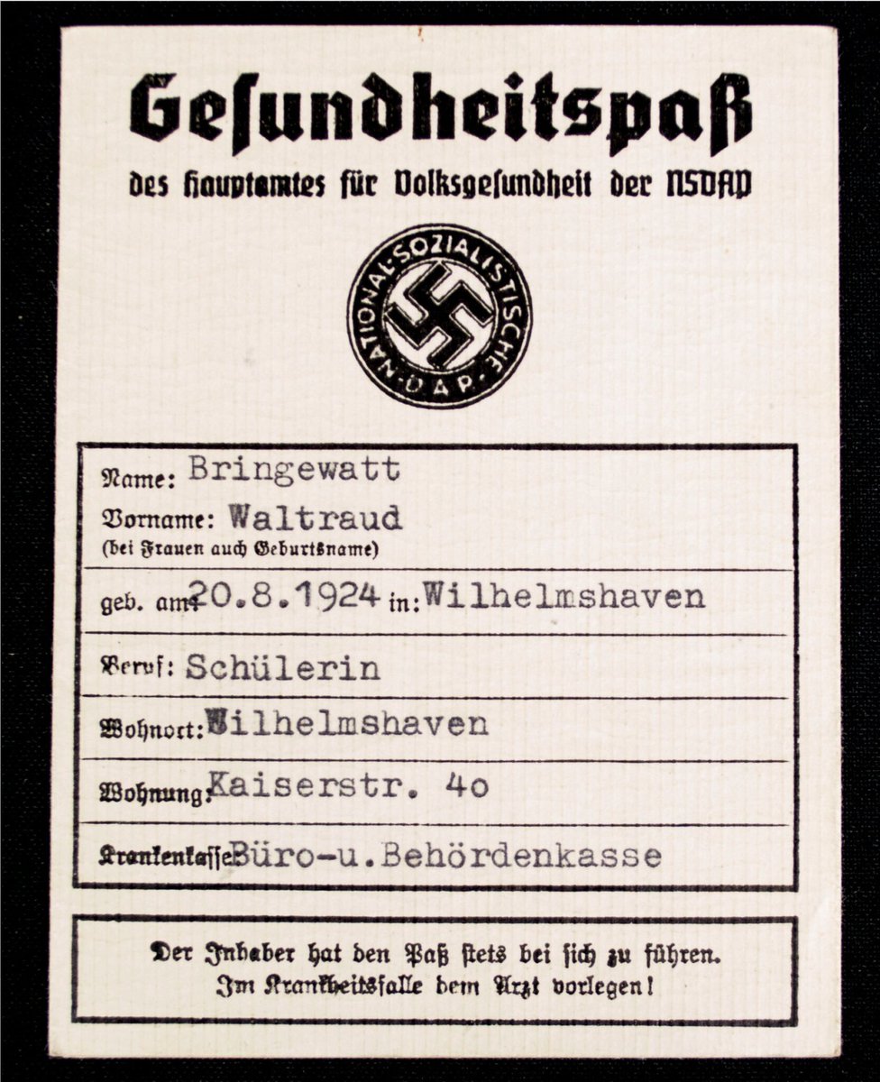 davidkurten's tweet photo. The NHS Covid Pass is a modern-day digital version of the Gesundheitspass (health pass) of the Nazi regime. 
It has no place in England, Wales, Scotland or Northern Ireland. https://t.co/UtXXQVSxLM