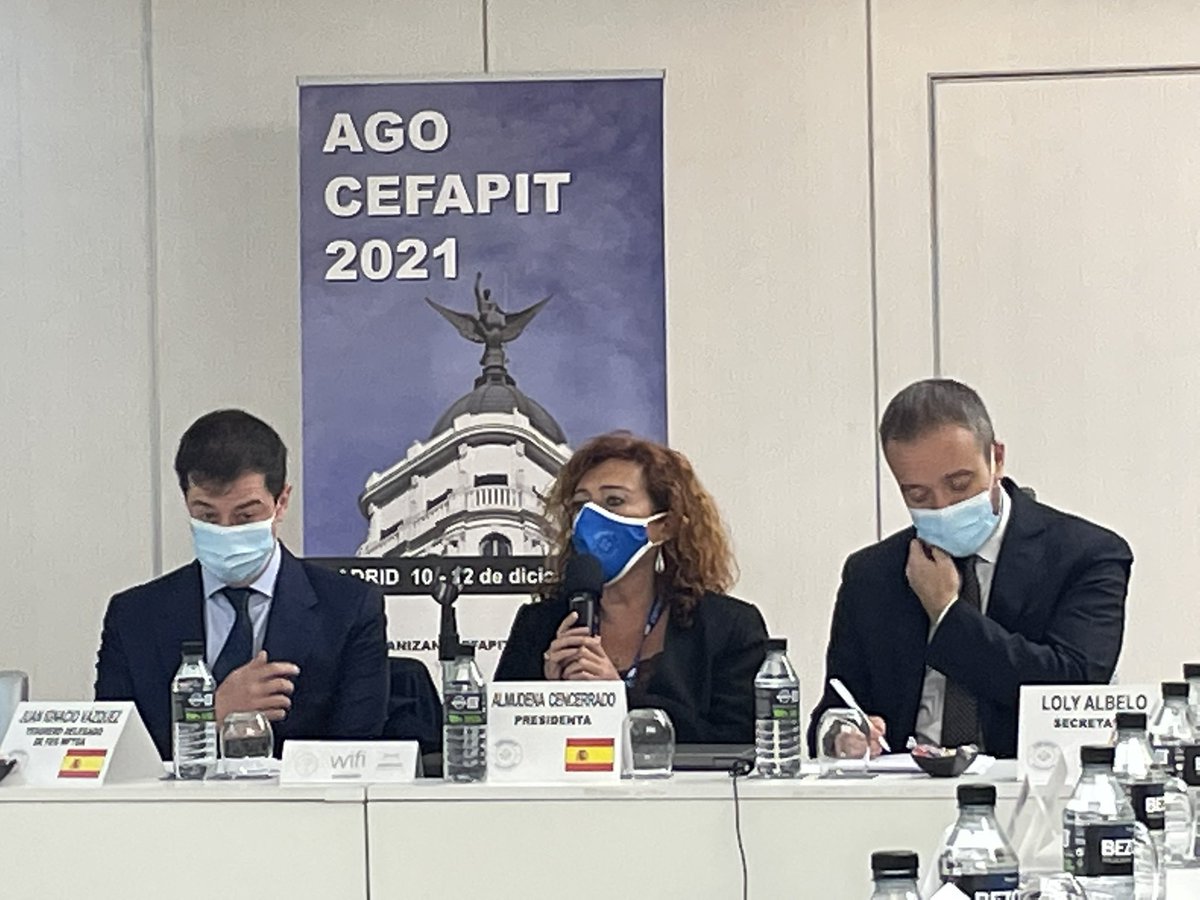 Da comienzo la #AsambleaGeneralOrdinaria de <a href="/CEFAPIT/">Guías de España</a> , con la bienvenida de #MiguelSanz, director de <a href="/Turespana_/">Turespaña Oficial</a> , #LuisMartin, director general @TurismoMadrid , y <a href="/AlmudenaCencerr/">Almudena Cencerrado</a>, presidenta de <a href="/CEFAPIT/">Guías de España</a>