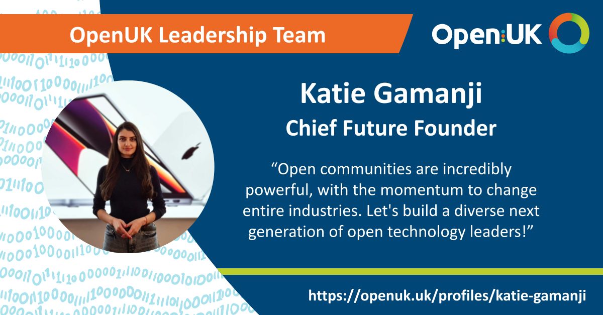 Being part of the OSS and cloud native movement, made me realize the massive impact of diversity and interoperability 💯 Today, I am beyond excited to join the @openuk_uk leadership team, as 🌿Chief Future Founders Officer🌿to further this mission! A perfect-fit C-level role 💜