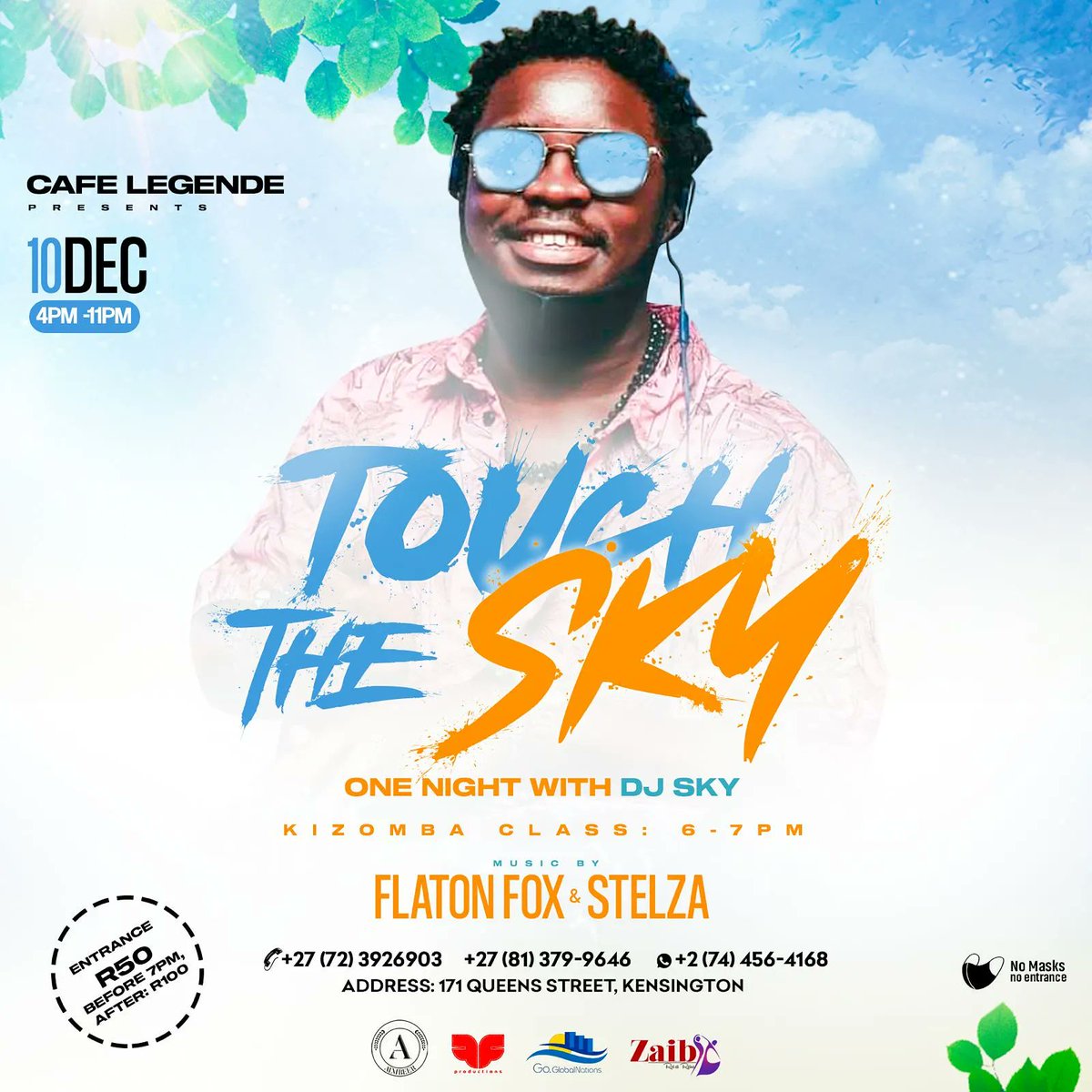 nations_go's tweet photo. Are You Ready 🗣🗣🗣

🔥🌌 _TOUCH THE SKY_ 🌌 🔥

Meet us @go.globalnations_ for our Free Dance Lesson Today💃 Yes then let us Socialize and be Merry 

More Line ups SATURDAY | SUNDAY 
 ```DJ SkY```

#dancelessons #kizombadanceclass #kizomba #semba #socialevents #danceevents https://t.co/tG0A7aaYqd