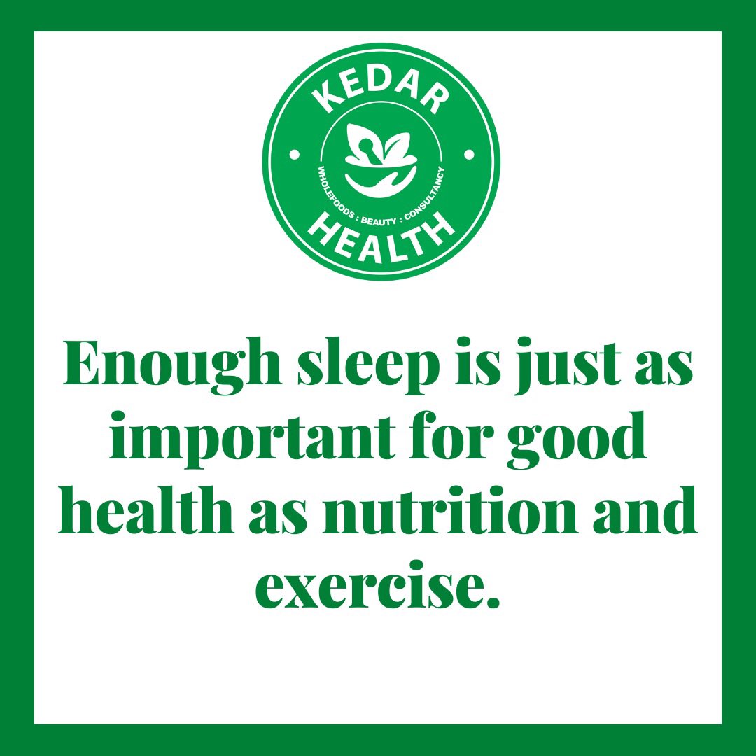 KristyneTwum's tweet photo. Sleep so your body can heal, rejuvenate and reset.
#sleep #HealthyLiving #healthandwellness #kedarhealth https://t.co/xTUqj3ZXbd