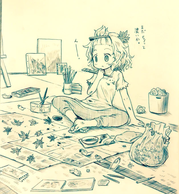 こういう絵をまた描きたい… 