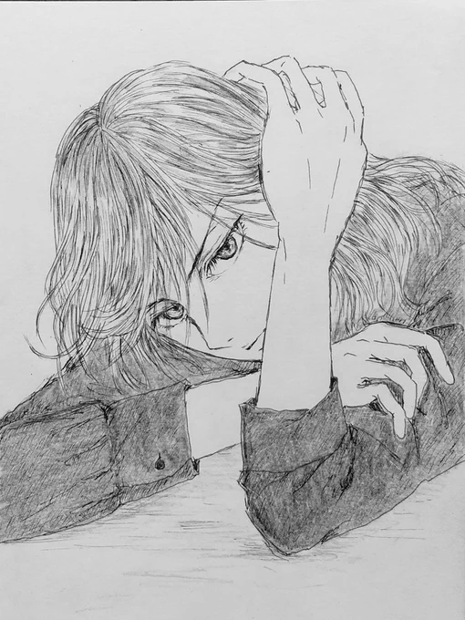 …

      「…………だめ?」

#イラスト #イラスト好きさんと繋がりたい  #イラストレーターさんと繋がりたい  #アナログイラスト  #アナログ絵を流してアナログ民を増やそう  #アナログ絵描きさんと繋がりたい 