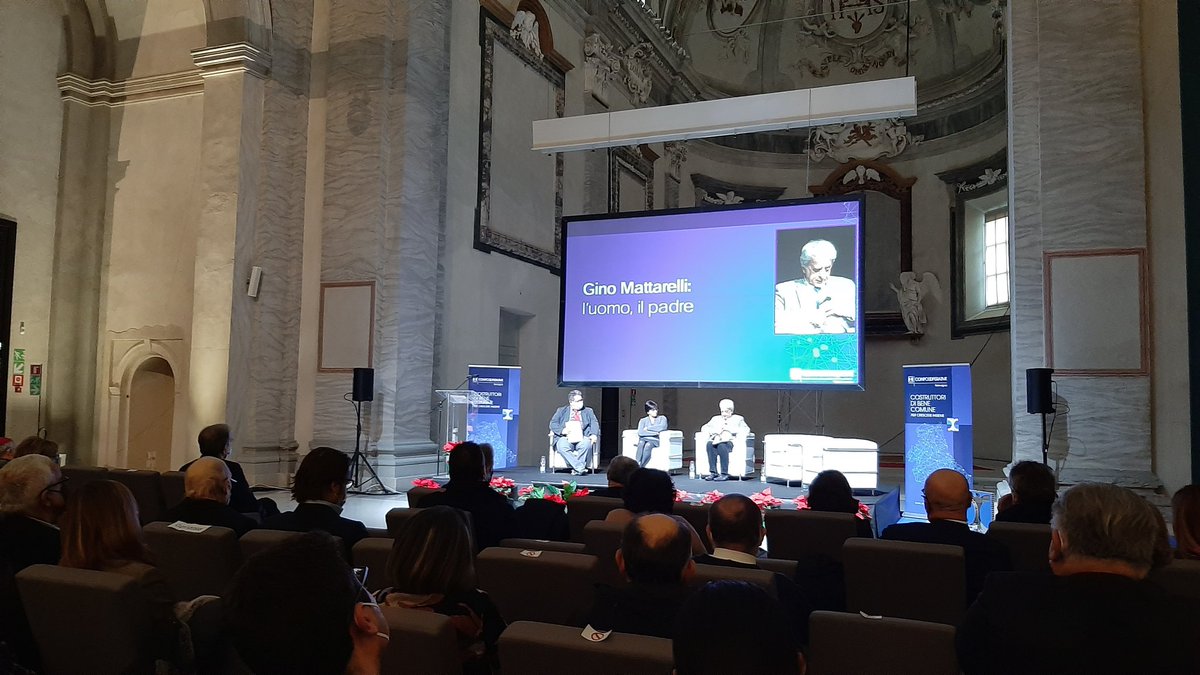 100 anni dalla nascita di Gino Mattarelli, tra gli iniziatori della cooperazione sociale in Italia.

A #Forlì il figlio Piero ricorda l'uomo e il padre di famiglia all'evento promosso da @ConfcoopRomagna.

#100anniMattarelli