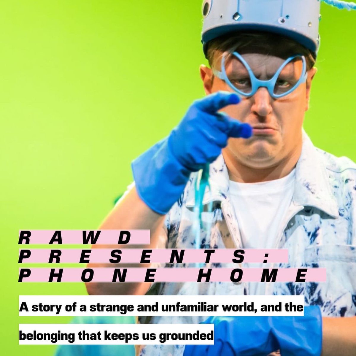 READ ABOUT RAWD!

Thanks for the boss review @bidolito! 

Head to the link below to read all about RAWD &amp; our #PhoneHome show (supported by <a href="/unitytheatre/">Unity Theatre 🧡</a> <a href="/ace_national/">Arts Council England</a> @storyhouselive)

bidolito.co.uk/review-rawd-pr…