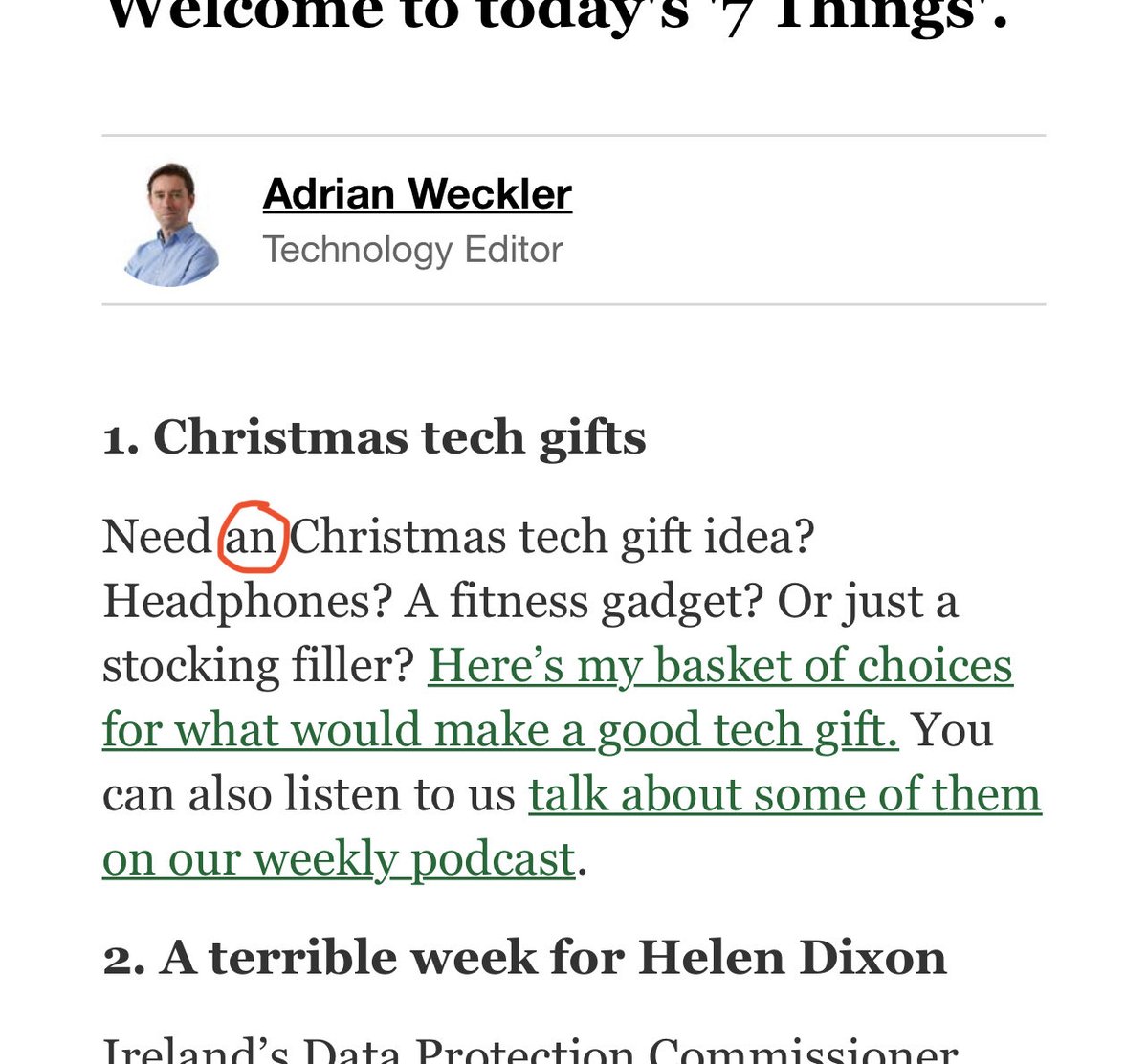 Adrian Weckler tweet media