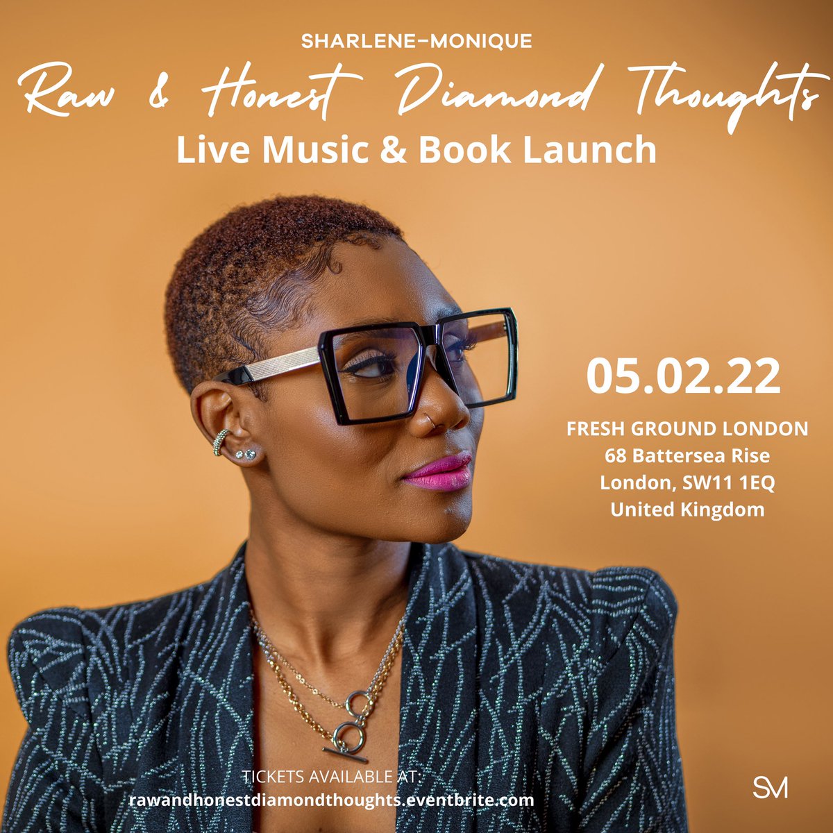 SharleneMoniq's tweet photo. I can’t let this moment pass by without a BIG CELEBRATION 🎉. Book launch and live music all in one 👏🏾, Saturday 5th February 2022. 
 
Early bird tickets are available now and my amazing host for the night will be announced shortly. Link in bio
 
Big, huge love 💕

#booklaunch https://t.co/vXh77HfoTx