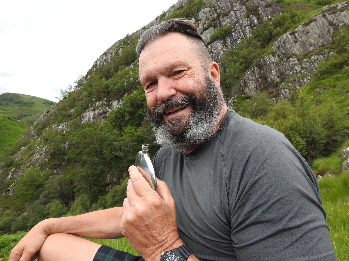 HillbillyHighl1's tweet photo. Fun Fact:
Uisge Beatha, (pronounced OOSH-key bah) is the Gaelic word for whisky. It would often be shortened to uisge (OOSH-key), which eventually became the word  "whisky," which we use today! https://t.co/7iYEcxtkFS