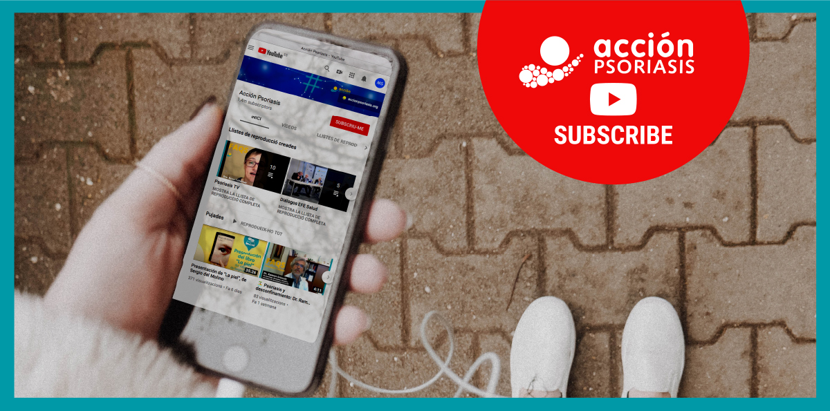 accionpsoriasis's tweet photo. ¿Conoces nuestro canal de youtube? 📽️ Una hemeroteca con más de 300 vídeos y 3000 suscriptores, llena de testimonios, consejos, sensibilización e información #sinbulos.
¡Suscríbete! 👉https://t.co/am3Whm2kNb #psoriasis https://t.co/RBfq9j0o9S
