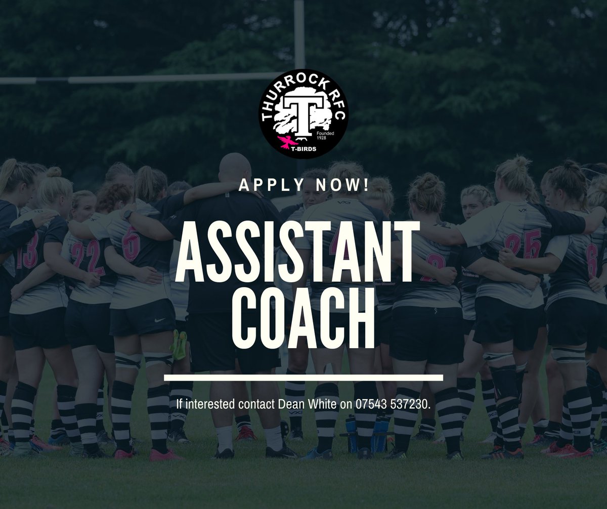 thurrockladies's tweet photo. ๐ผ๐๐๐๐๐๐ผ๐๐ ๐พ๐๐ผ๐พ๐
Thurrock T-Birds are looking for an Assistant Coach to join the the squad setup with a focus on the development team. If youโre interested get in touch now and contact Dean White directly on 07543 537230.
#TBirds #coachingposition #innerwarrior https://t.co/8AoOr4wAS4