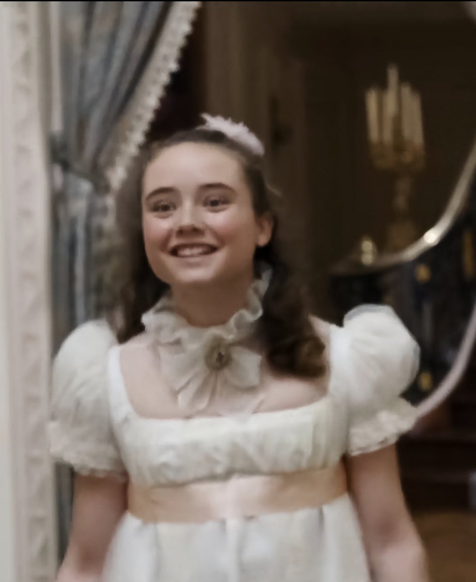 rubyarchives_'s tweet photo. “Remember her? Sixth of eight? The one with the blue eyes?”
#Bridgerton #franchael #freefrannie https://t.co/x7zplS5WQ3
