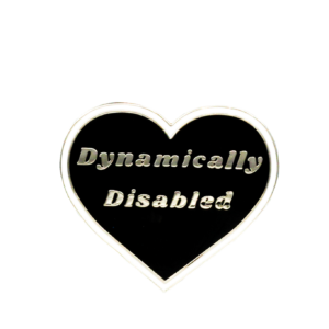 JoannaNoBanana's tweet photo. Hi! My name is Joanna and I'm a chronically ill and disabled artist and advocate.

I'm currently selling mask pins (only $5 each) and a Dynamically Disabled pin (only $6) at my store:
https://t.co/0L95d6EkWJ

Thank you so much! #NEISVoid #ShopSmallBusiness https://t.co/fhcz8n4Pp1