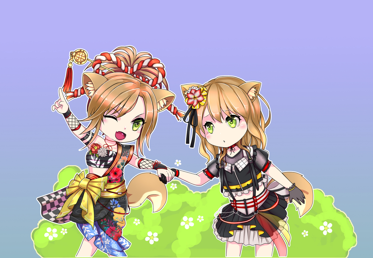 PikaJuniel's tweet photo. Kiara's and Moona's are actually Outfit from Bandori
#KEVINR #BANDORI #SHOWCASE https://t.co/hDEk9qlrdH