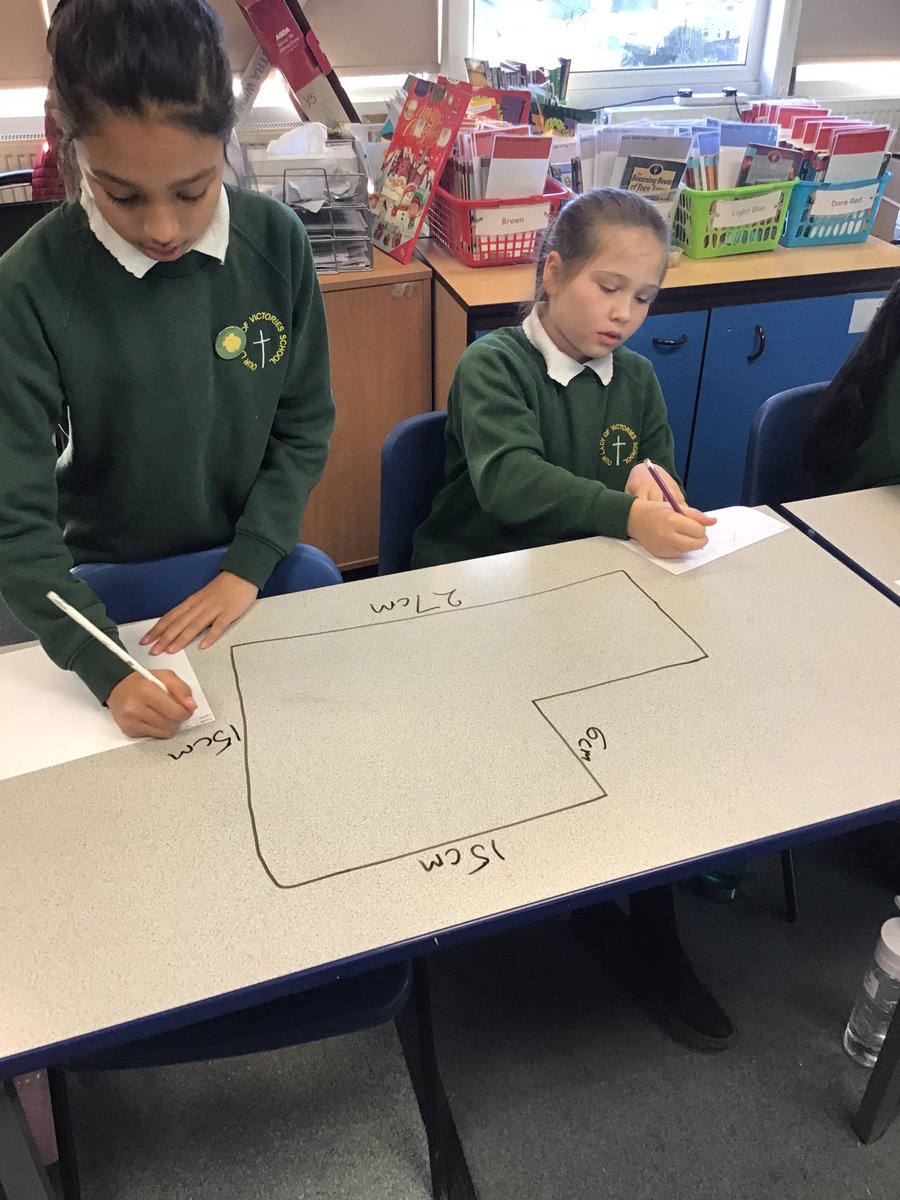 olvschool's tweet photo. Y5 working out the perimeter of the shapes. First person to solve all the questions on the table wins! #interactivemaths @bcw_cat #bestdaysoftheirlives https://t.co/lEOED5DmDS