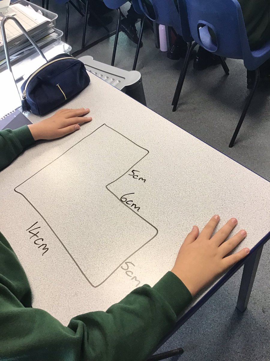 olvschool's tweet photo. Y5 working out the perimeter of the shapes. First person to solve all the questions on the table wins! #interactivemaths @bcw_cat #bestdaysoftheirlives https://t.co/lEOED5DmDS