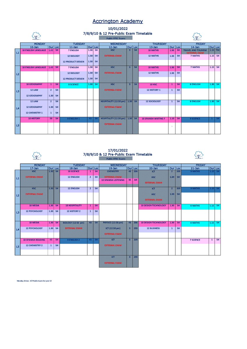 acc_academy's tweet image. The next set of PPE&apos;s for year groups 7, 8, 9, 10 and 12 are due to take place from 10th January 📚