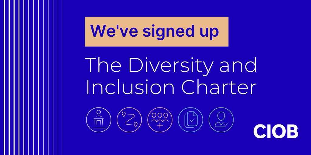 CMatTUD's tweet photo. We believe our industry could be fairer and more open to everyone, that is why we have signed up to the CIOB Diversity and Inclusion Charter. Find out what we are committed to at https://t.co/kDVPNo67Nd.

#CIOB #construction #inclusion #diversity #equality https://t.co/fWv2b3beQF