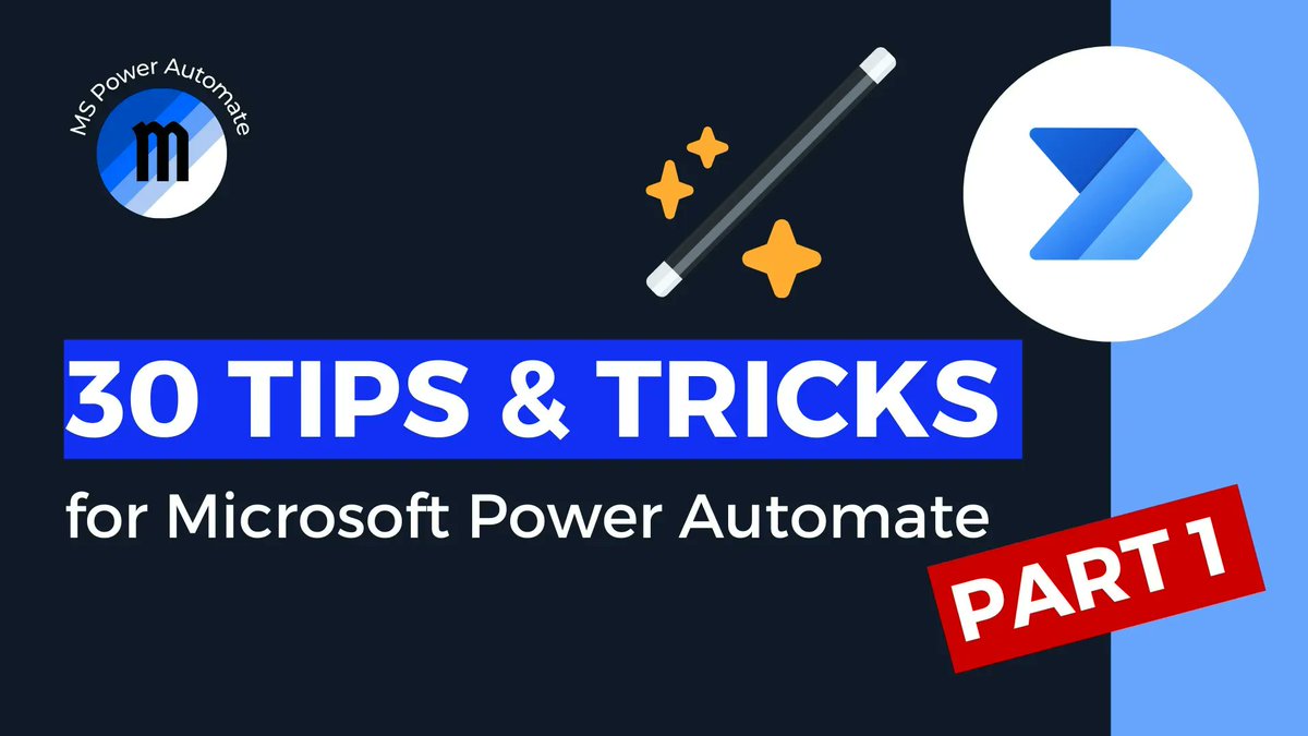 MsAutomate's tweet image. Through our work as #Microsoft #PowerAutomate developers, we’ve learnt many tips and shortcuts that help us save time.

Check out part 1 of 3 of our top 30 tips that we have lined up for you:
buff.ly/3lRLoU4

#RPA  #Automation #RoboticProcessAutomation