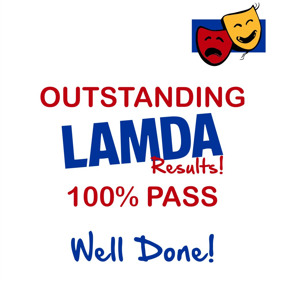 1ActingUp's tweet photo. Congratulations to all those who undertook winter term LAMDA exams. We have had some excellent results and again achieved a 100% pass rate!

#Act #Sing #Perform #LAMDA #VerseAndProse #MusicalTheatre #Acting 💙 https://t.co/Wm8Z2Nqchx