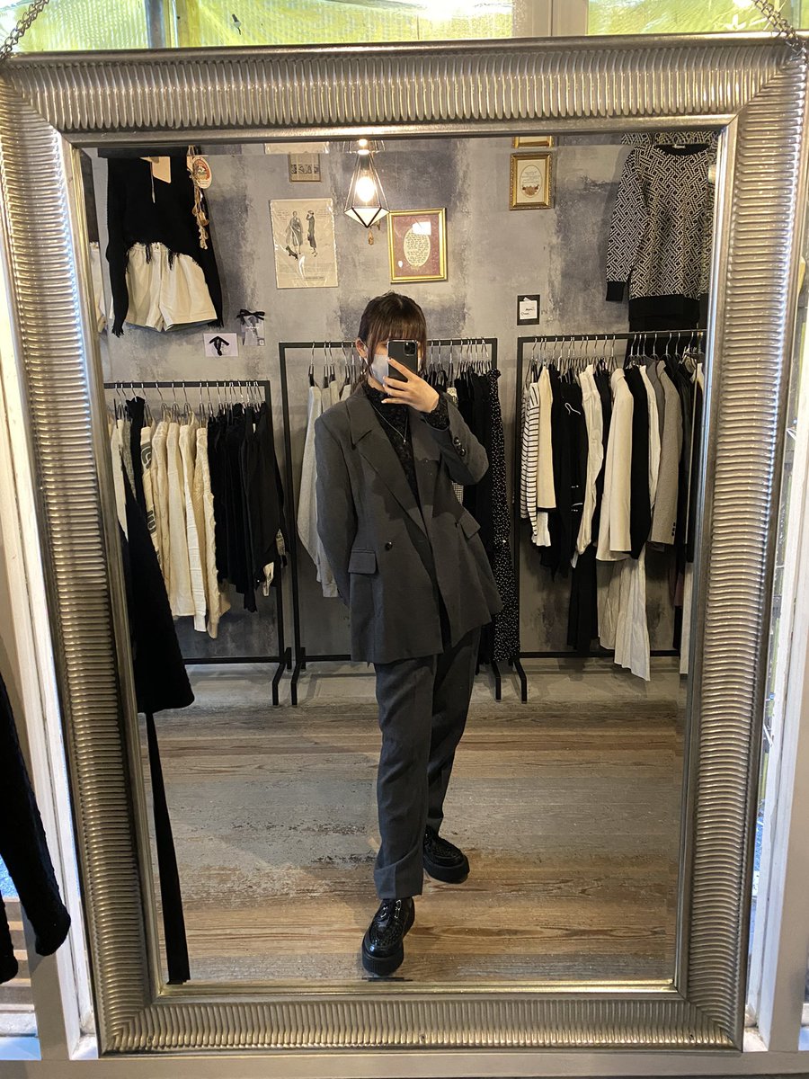 anmna__'s tweet photo. 本日もご来店ありがとうございました🥀

店頭のセットアップで着回しコーデを組みました✨

是非店頭にてご覧くださいませ🤍 https://t.co/HcXiliNFF5