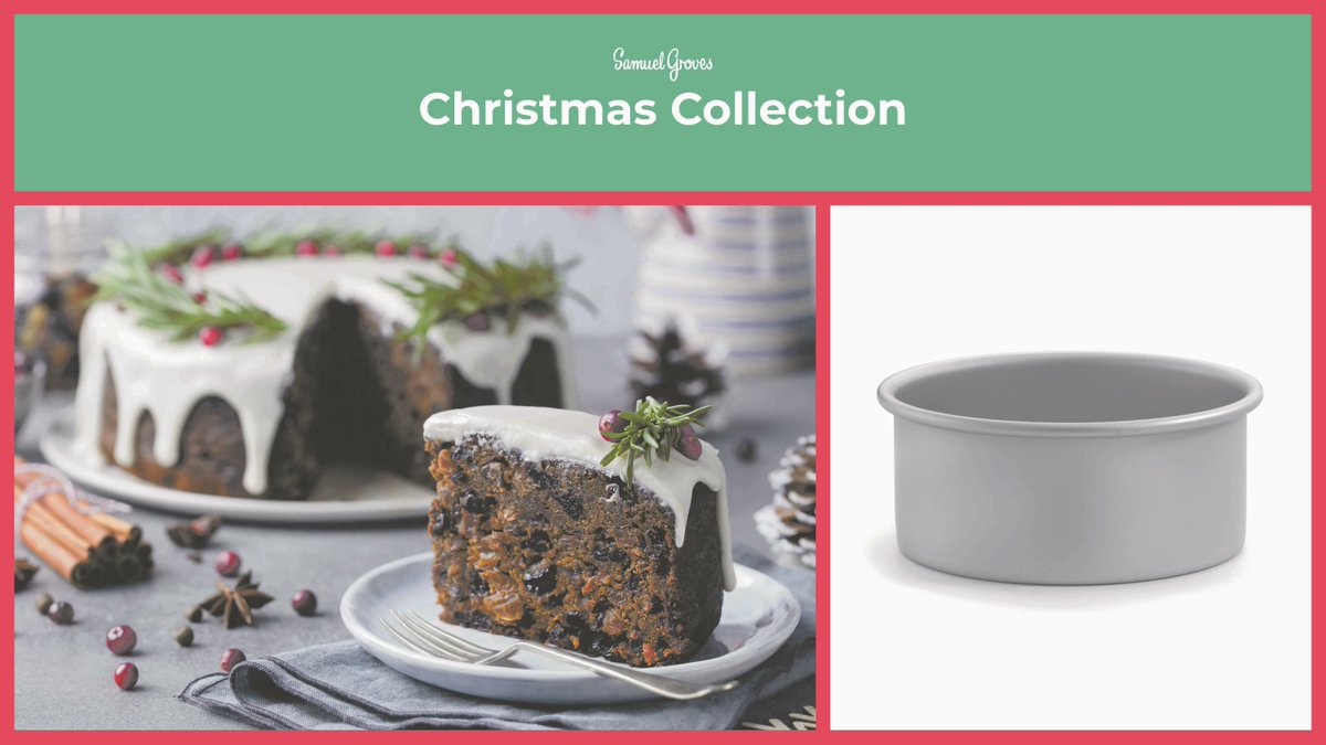 There's nothing better than the aroma of homemade Christmas Cake baking.
Have you made yours this year? Or is it still on your to-do list? We have deep cake tins in 7 sizes, perfect for Christmas cake, we are sure there's one for you. 
✔ Hand-made &amp; hand-finished in England