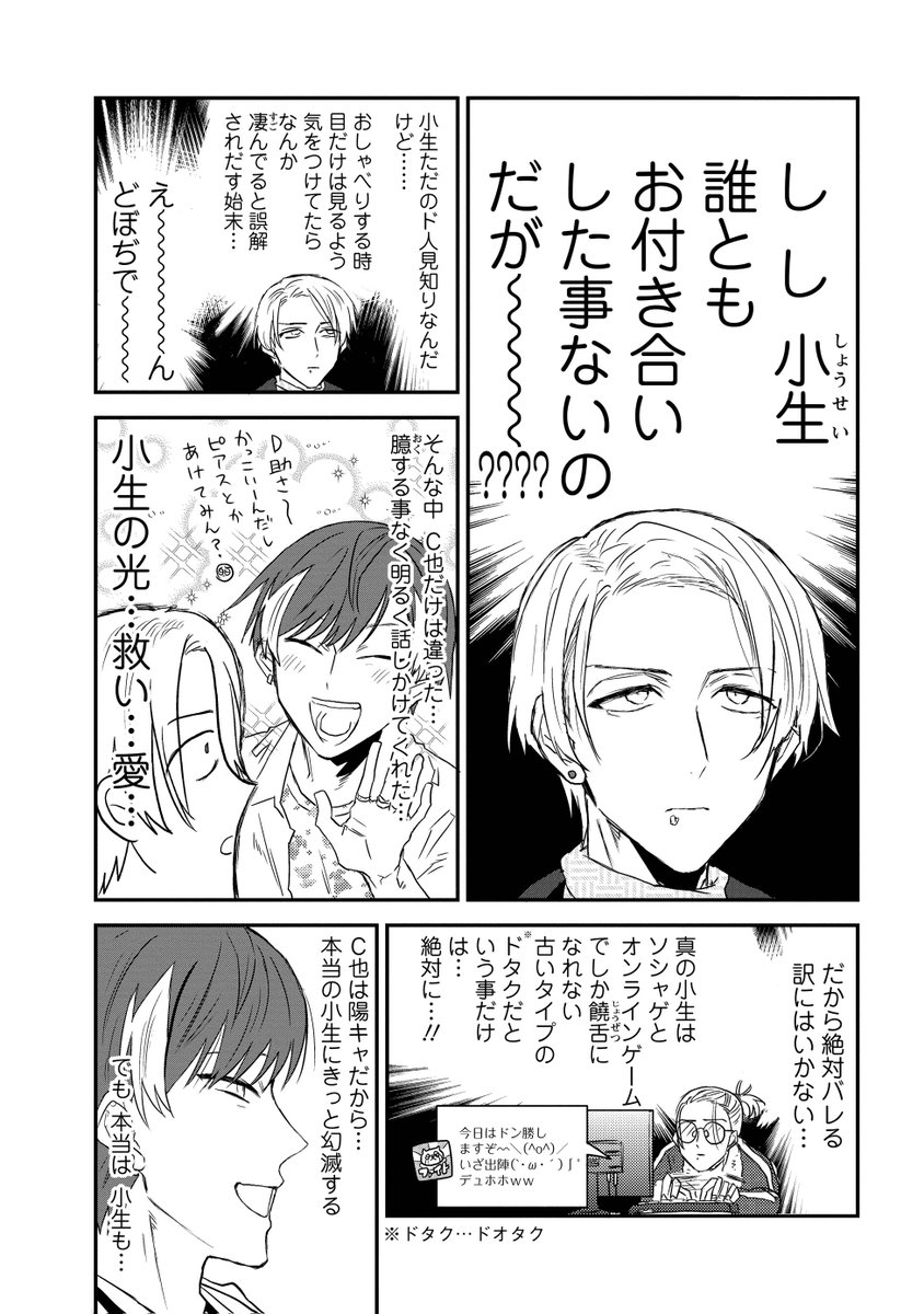 パッと見だけチャラい男2人のBL(創作)1/2 