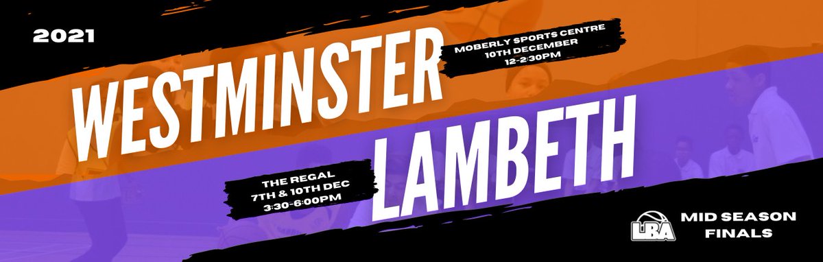 theLBA's tweet photo. Today we have got the Lambeth and Westminster Mid-Season U14 &amp; U16 Finals @ the Regal &amp; Battersea Sports Centre back to back! Its going to be a good day 🔥

#londonbasketballassociation #lbamidseasonlambeth #lbamidseasonwestminster #lbamidseasonfinals21 #ballislife https://t.co/6rBLlTdHlx